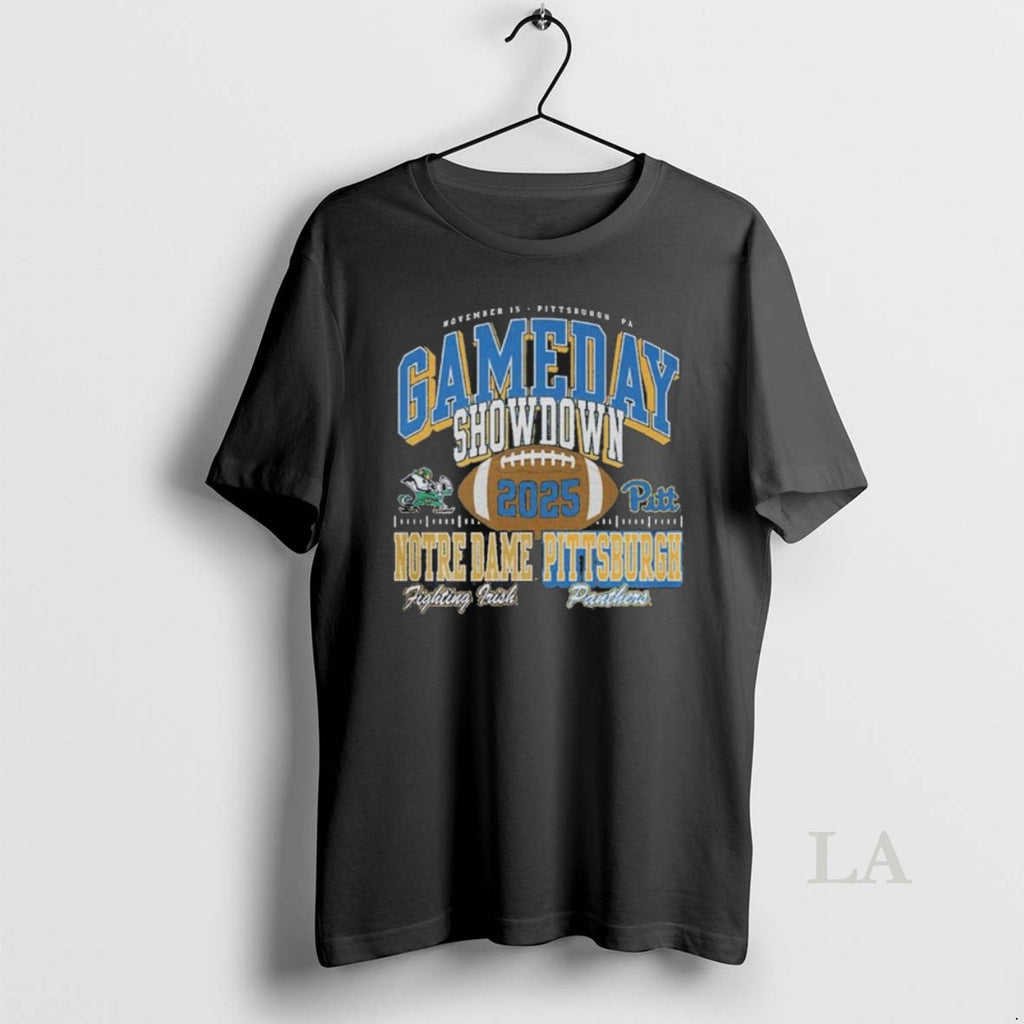 Original Pitt Panthers Vs Notre Dame Fighting Irish 2025 Gameday Showdown Shirt Hoodie Sweatshirt | PurePodTees.com