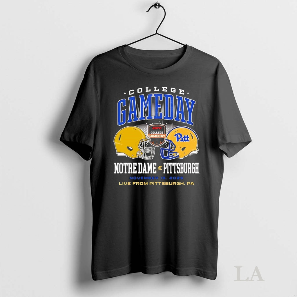 Original Pitt Panthers Vs Notre Dame Fighting Irish College Gameday Helmet Matchup Shirt Hoodie Sweatshirt | PurePodTees.com