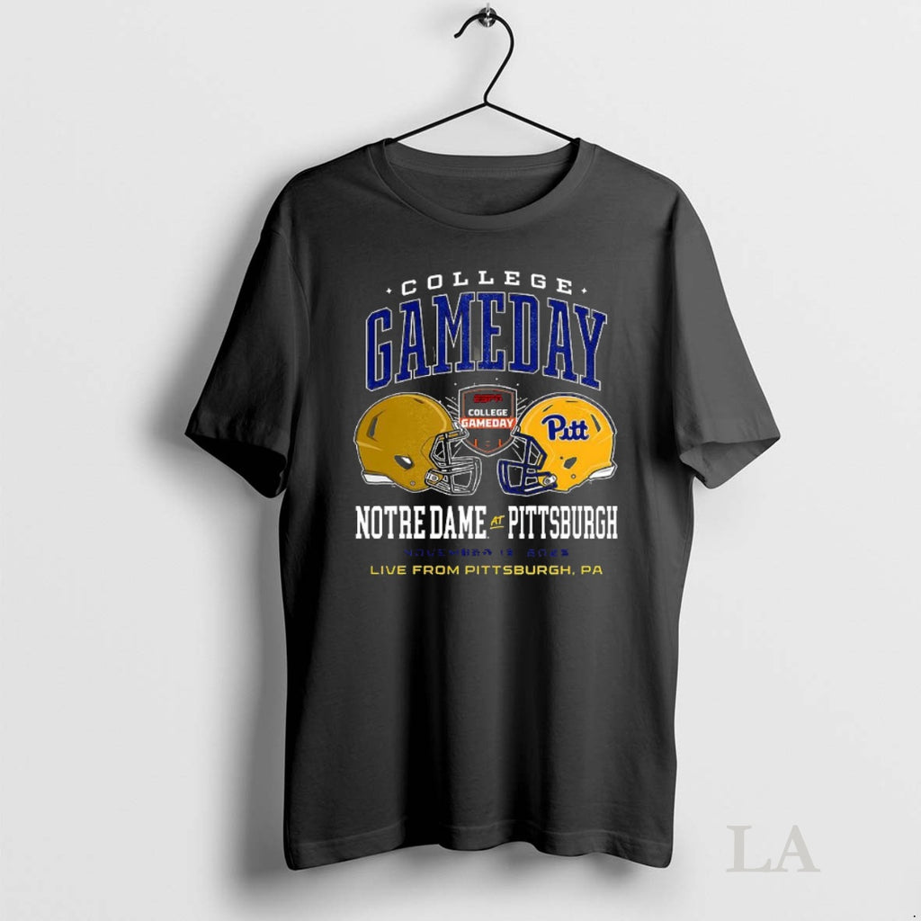 Original Pitt Panthers Vs Notre Dame Fighting Irish Gameday College 2025 Helmet Shirt Hoodie Sweatshirt | PurePodTees.com