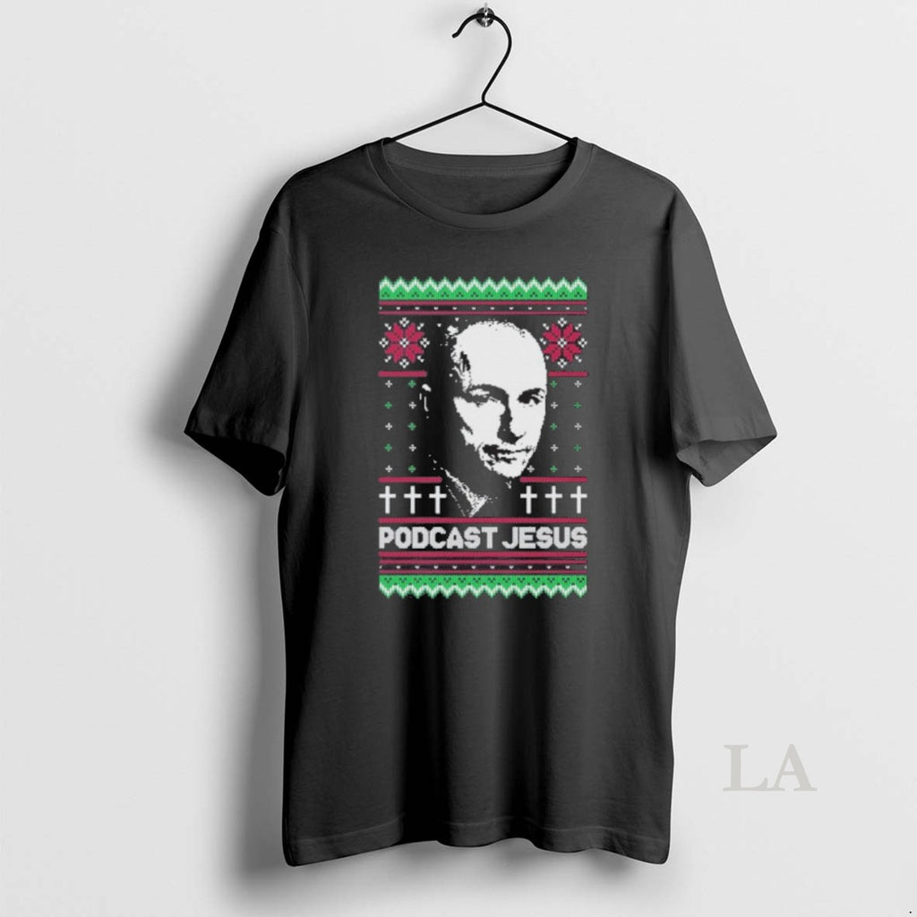 Original Podcast Jesus Ugly Merry Christmas Shirt Hoodie Sweatshirt | PurePodTees.com