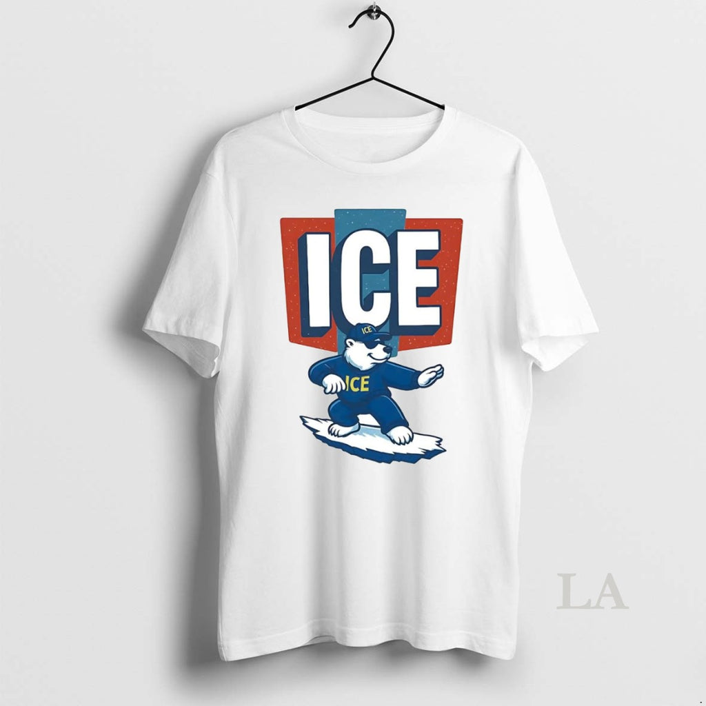 Original Polar Bear Surfing Ice