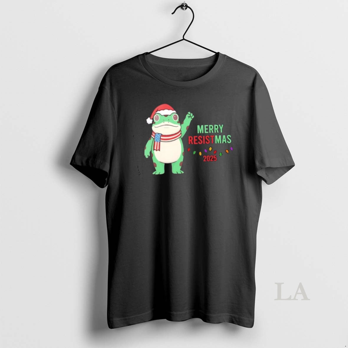 Original Portland Protest Frog Merry Resistmas 2025 Christmas Shirt Hoodie Sweatshirt | PurePodTees.com