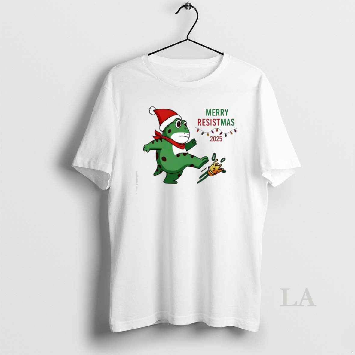 Original Portland Protest Frog Merry Resistmas Shirt Hoodie Sweatshirt | PurePodTees.com