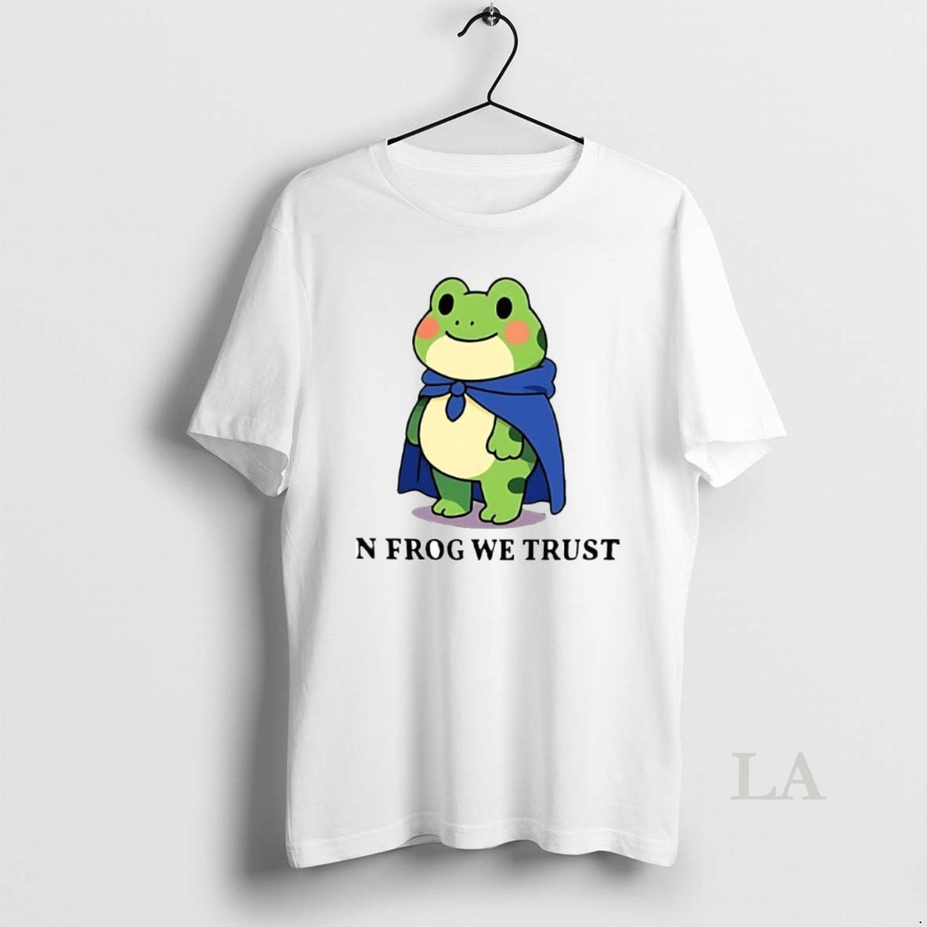 Original Premium In Frog We Trust Cute Activist Frog