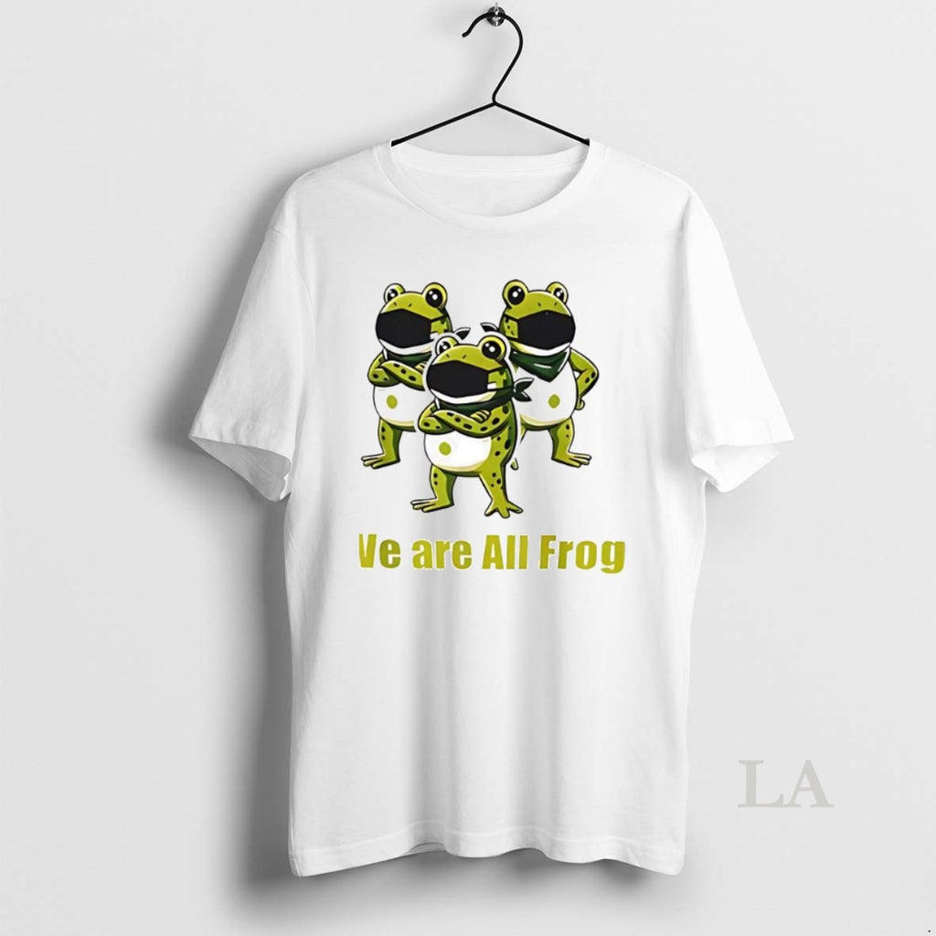 Original Premium We Are All Frog Portland Frog Solidarity