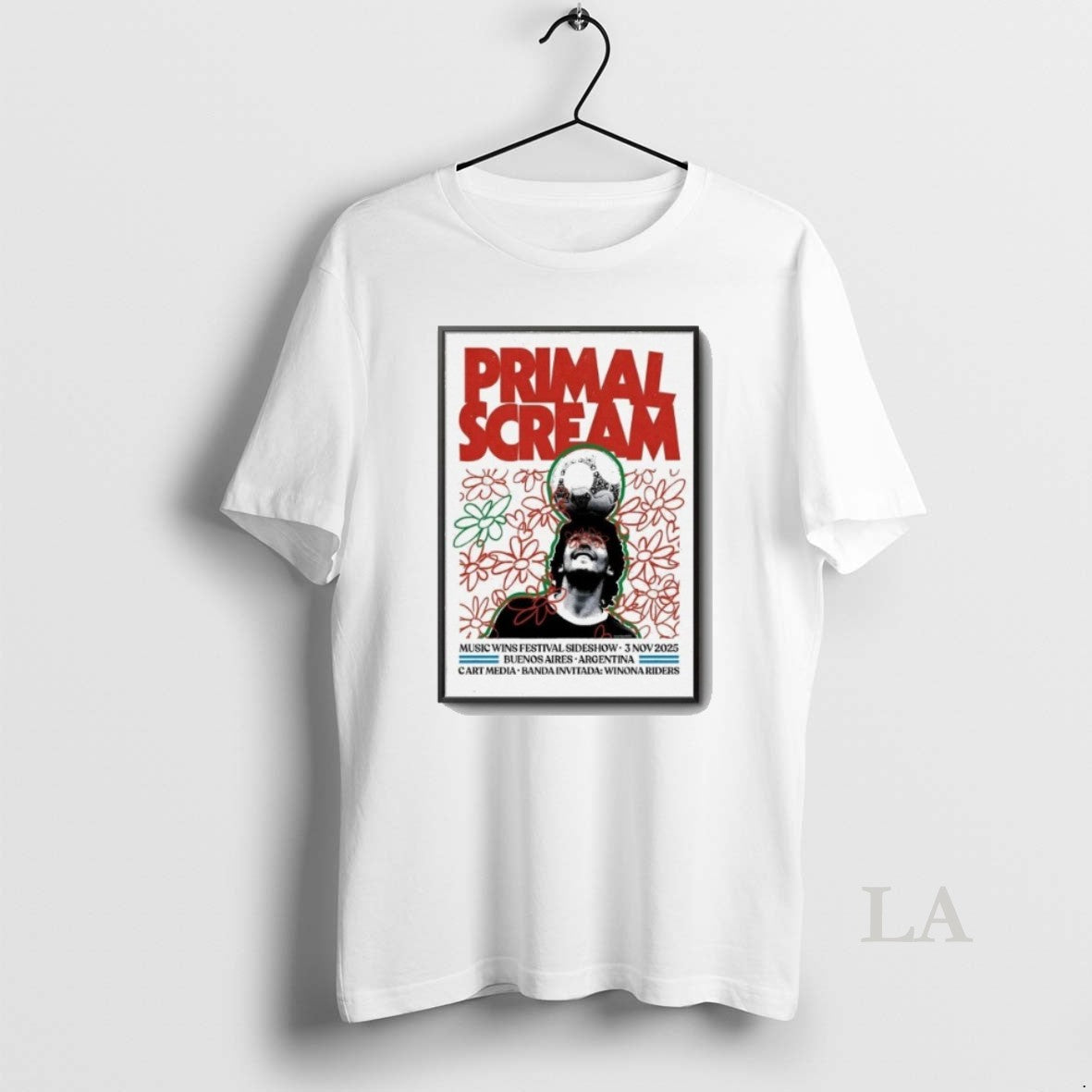 Original Primal Scream 11 3 2025 Music Wins Festival Buenos Aires Argentina Shirt Hoodie Sweatshirt | PurePodTees.com