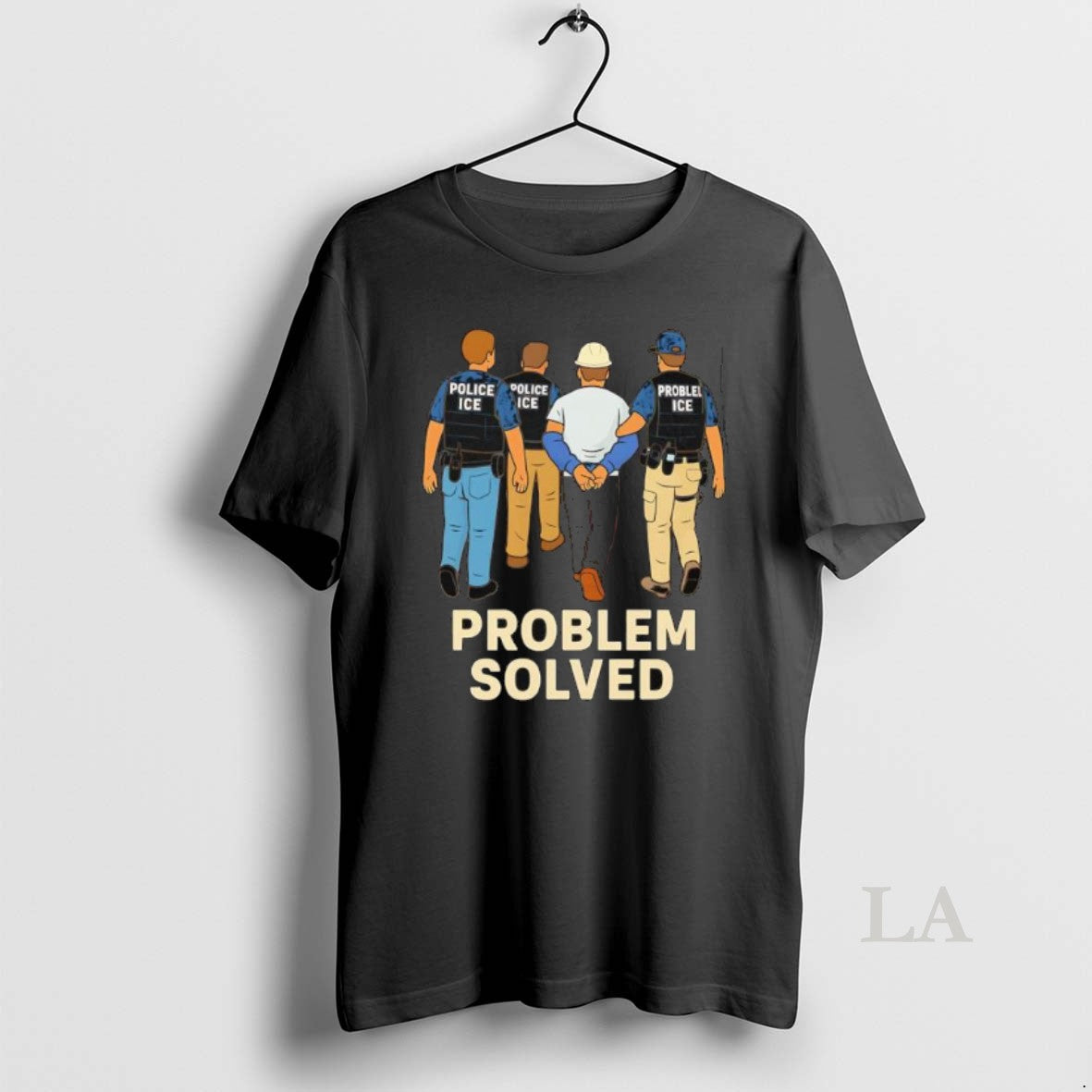 Original Problem Solved Police Ice Construction Graphic Shirt Hoodie Sweatshirt | PurePodTees.com