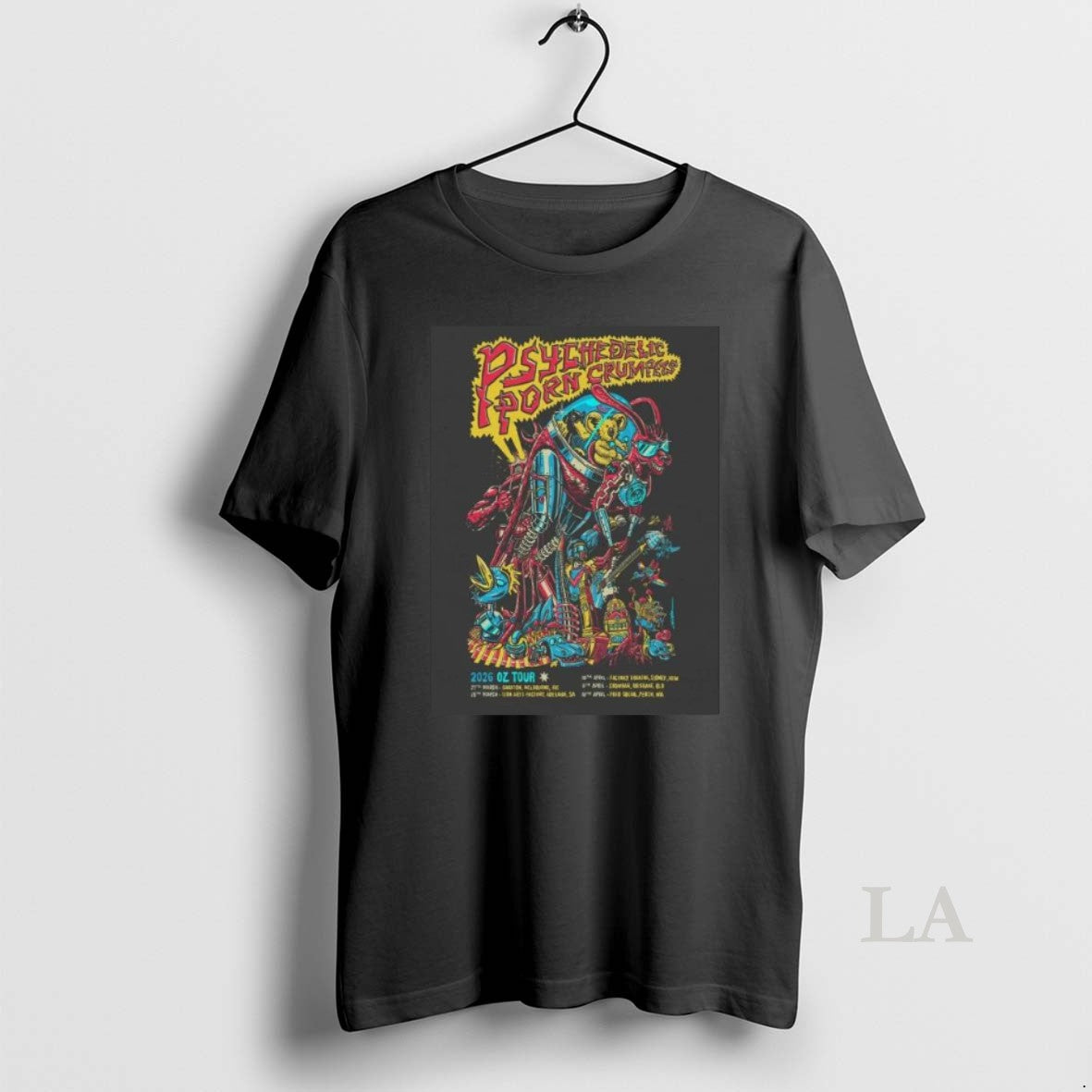 Original Psychedelic Porn Crumpets 2026 Oz New Tour Long Sleve Shirt Hoodie Sweatshirt | PurePodTees.com
