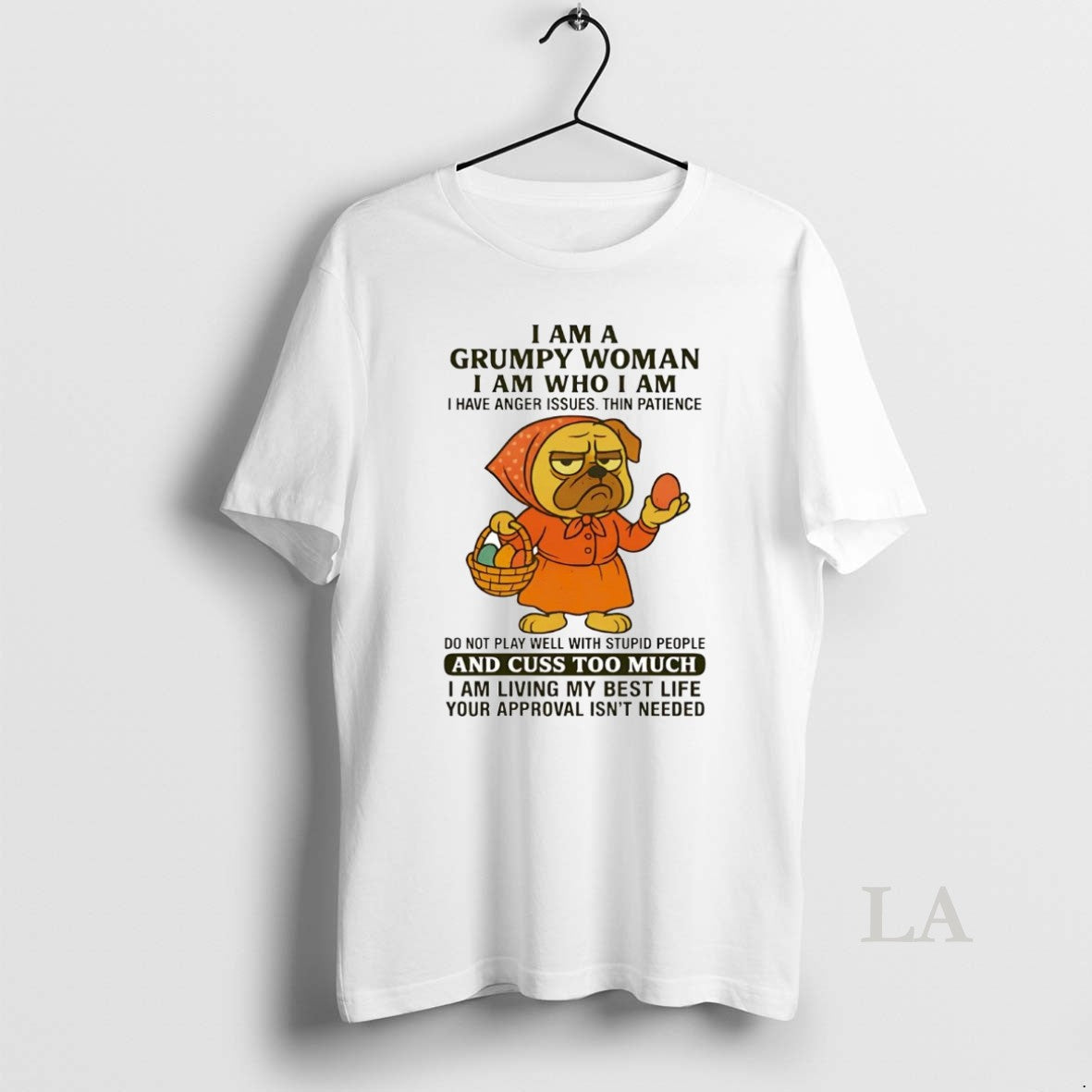 Original Pug I Am A Grumpy Woman I Am Who I Am Shirt Hoodie Sweatshirt | PurePodTees.com