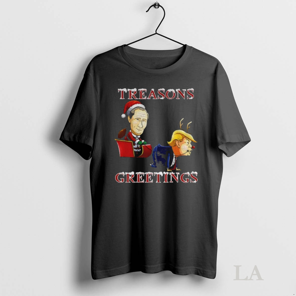Original Putin Vs Donald Trump Treasons Greetings Merry Christmas Meme Shirt Hoodie Sweatshirt | PurePodTees.com