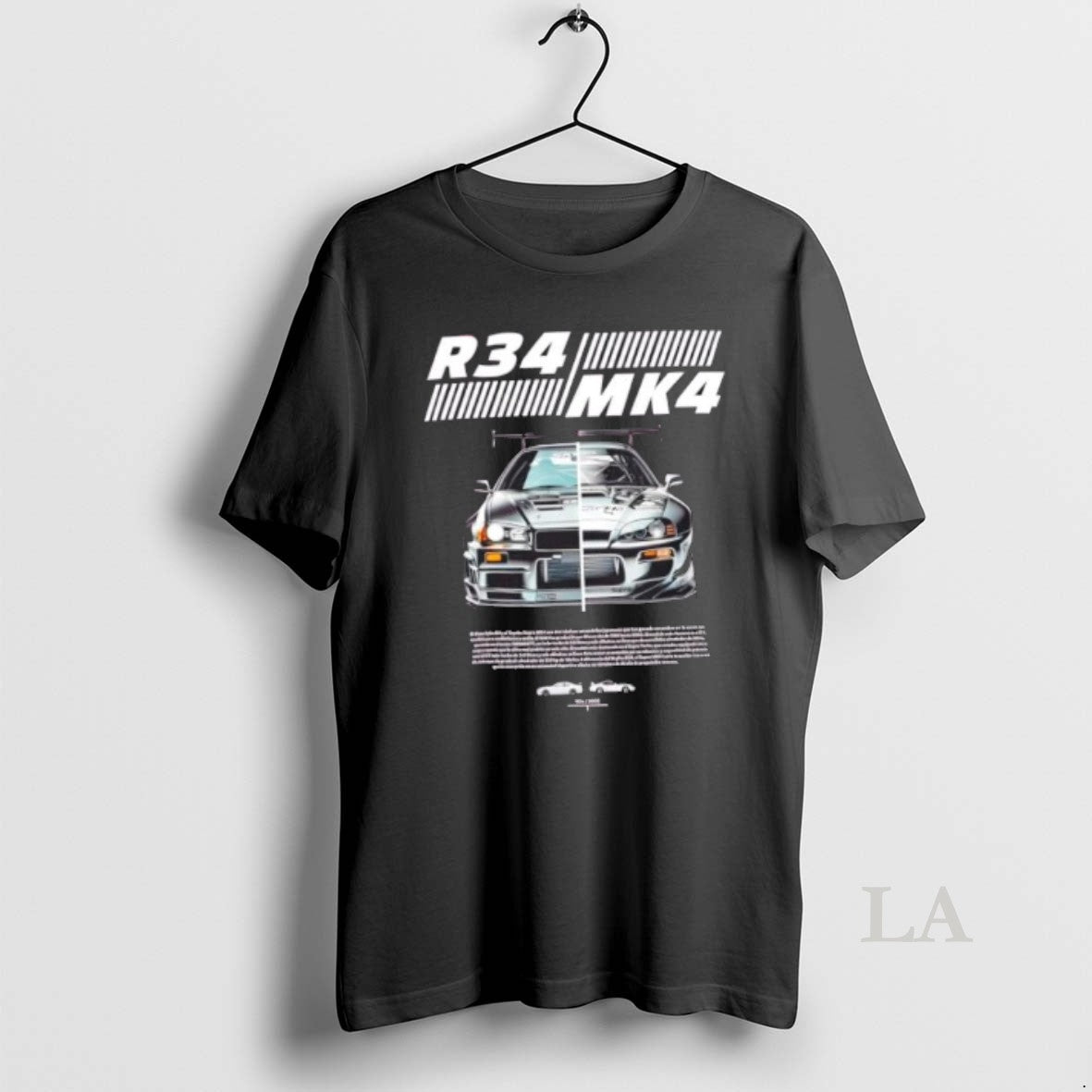 Original R34 Vs Mk4 Jdm Icons Side By Side Car Shirt Hoodie Sweatshirt | PurePodTees.com