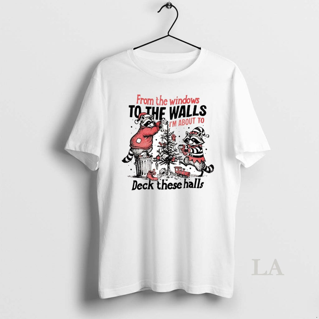 Original Raccoon From The Windows To The Walls Christmas Shirt Hoodie Sweatshirt | PurePodTees.com