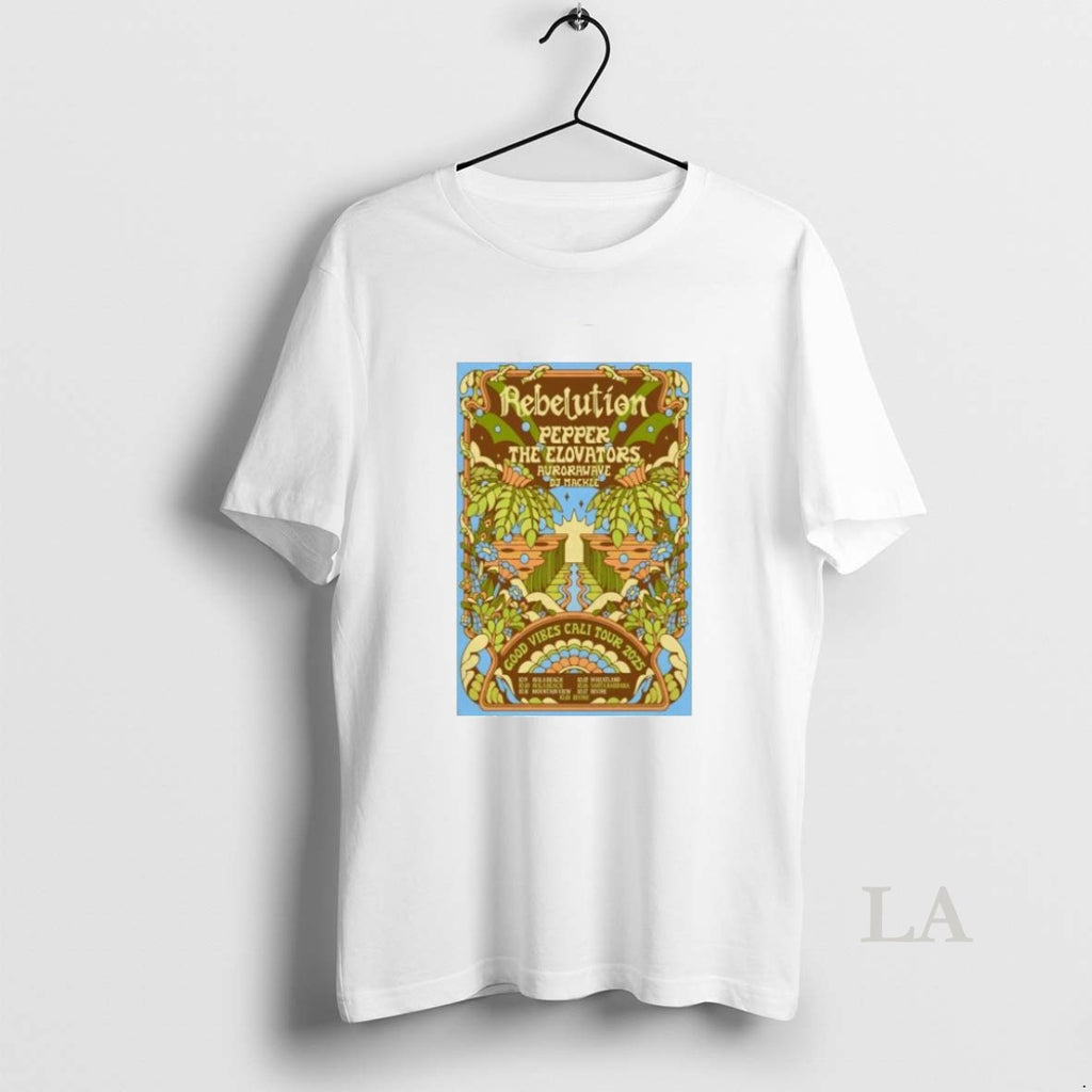 Original Rebelution Pepper The Elovators Aurorawave Dj Mackle Fall Tour 2025 Shirt Hoodie Sweatshirt | PurePodTees.com