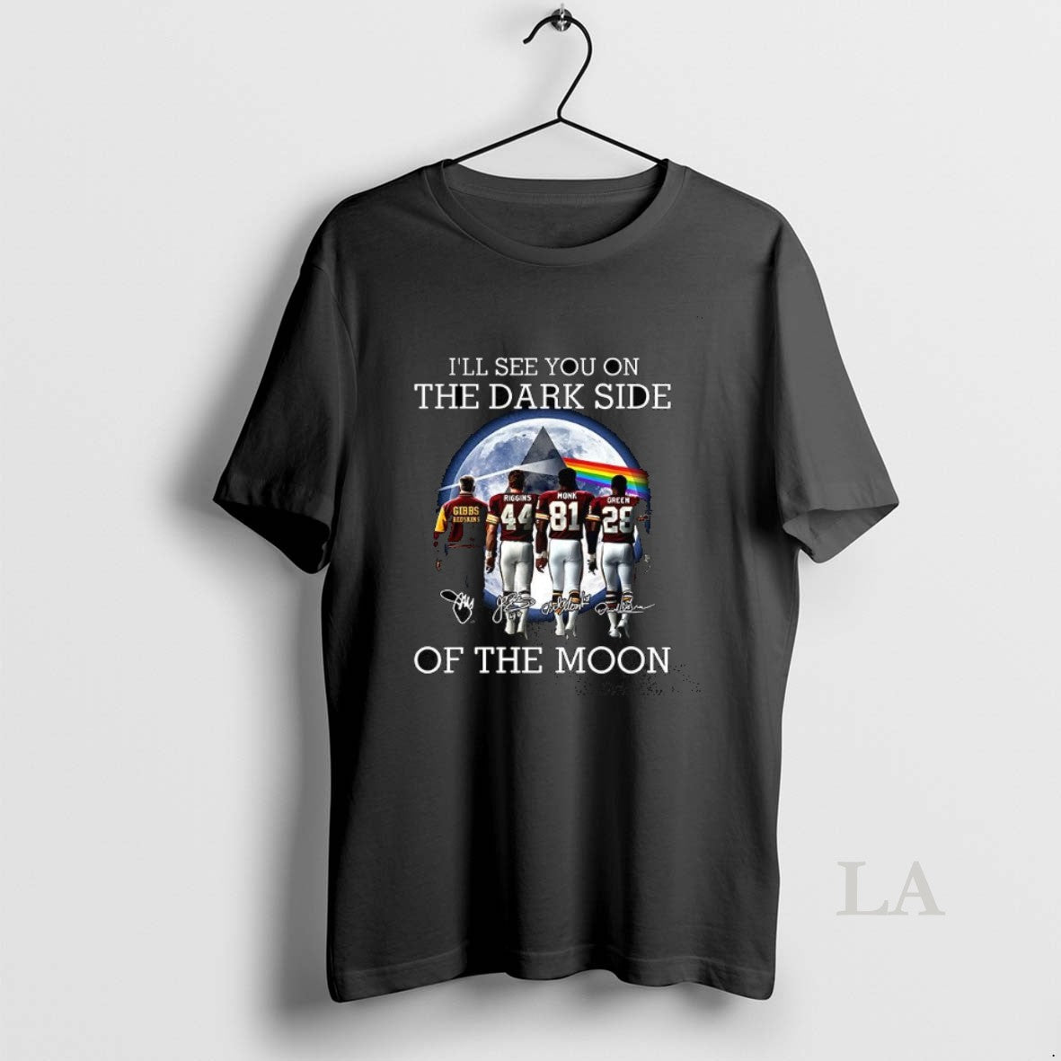Original Redskins Ill See You On The Dark Side Of The Moon Signature Shirt Hoodie Sweatshirt | PurePodTees.com