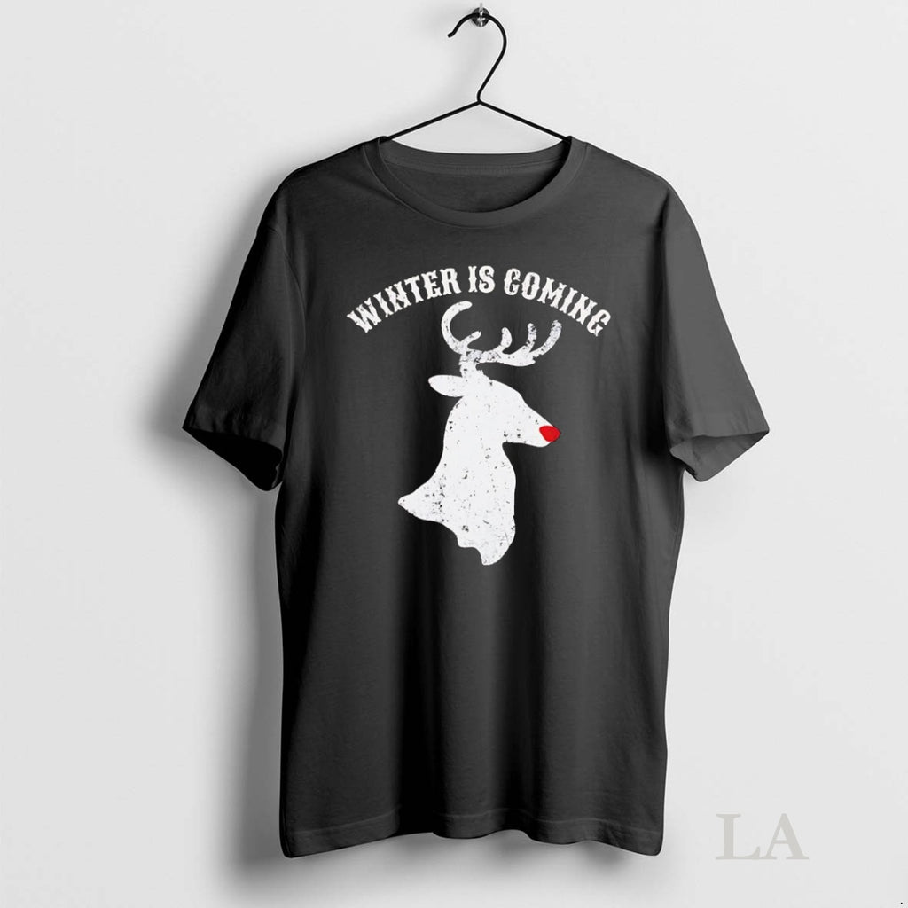 Original Reindeer Winter Is Coming Christmas Shirt Hoodie Sweatshirt | PurePodTees.com