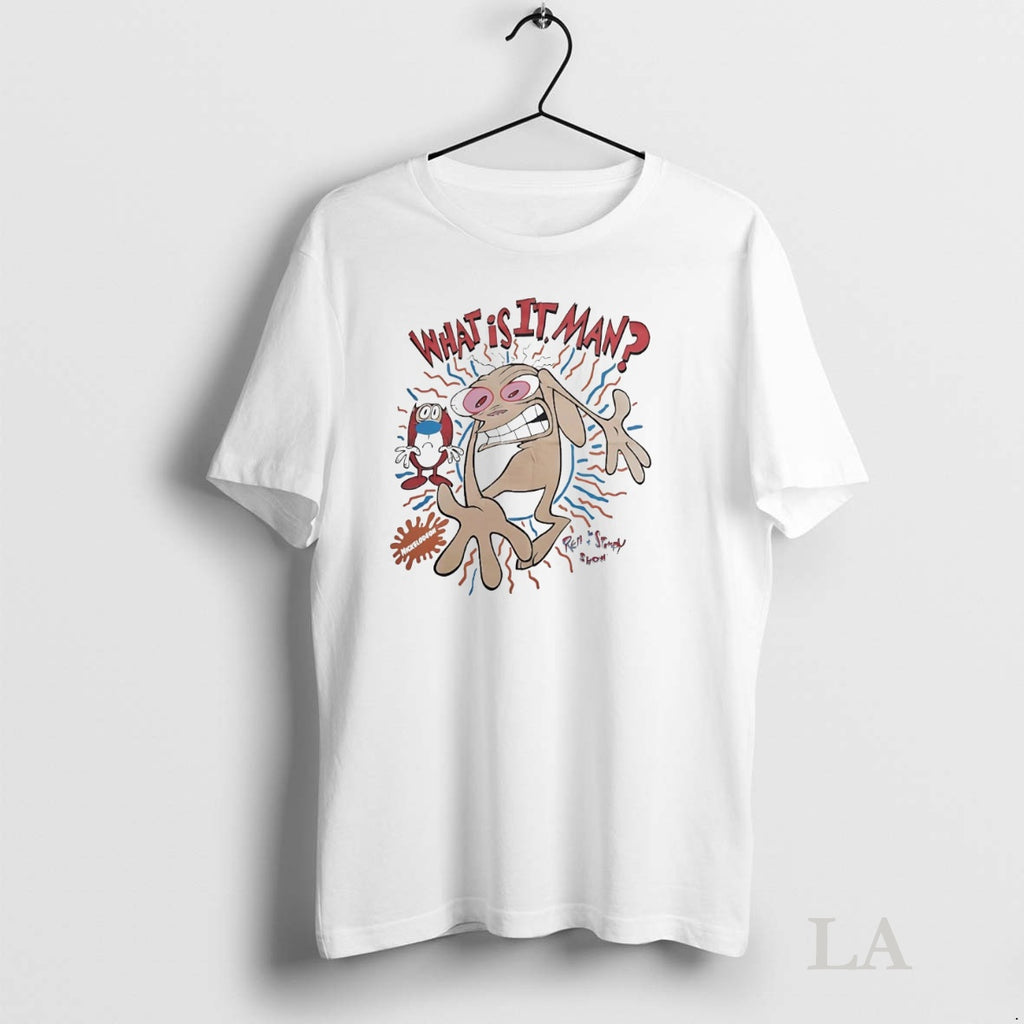 Original Ren And Stimpy Show What Is It Man Shirt Hoodie Sweatshirt | PurePodTees.com