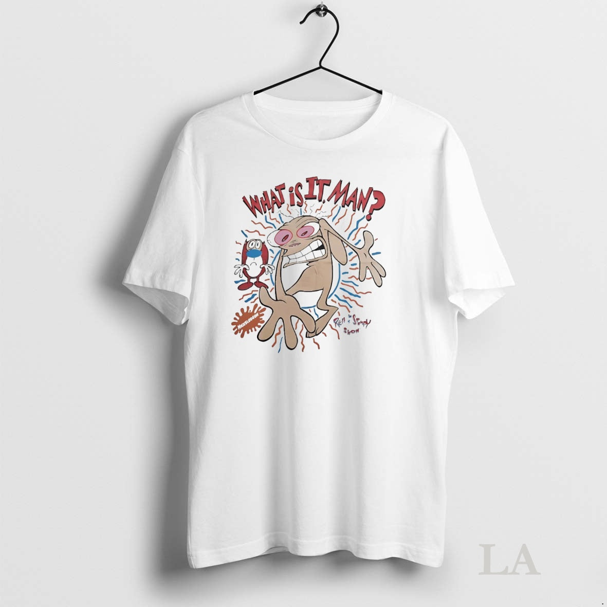 Original Ren And Stimpy Show What Is It Man Shirt Hoodie Sweatshirt | PurePodTees.com