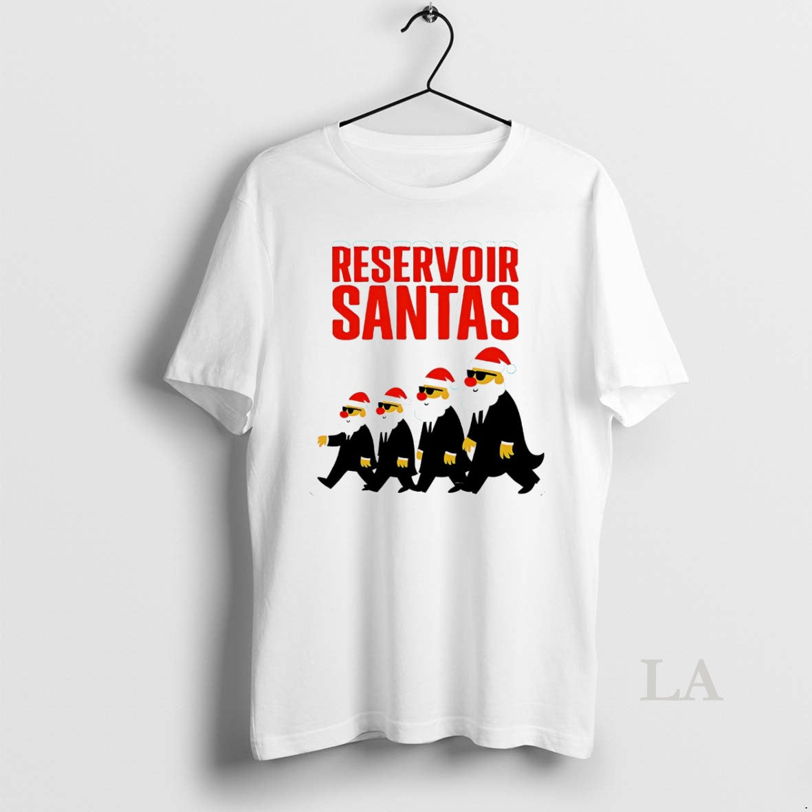 Original Reservoir Santas Christmas White Shirt Hoodie Sweatshirt | PurePodTees.com