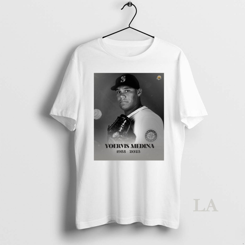 Original Rest In Peace Yoervis Medina 1988 2025 Seattle Mariners Shirt Hoodie Sweatshirt | PurePodTees.com