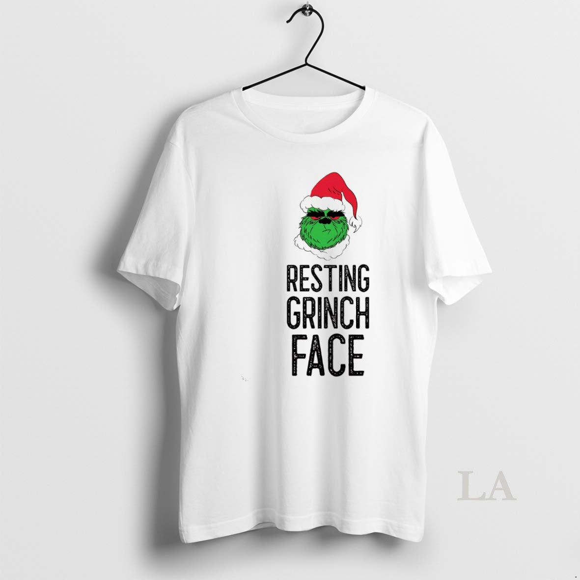Original Resting Grinch Face Christmas White Shirt Hoodie Sweatshirt | PurePodTees.com
