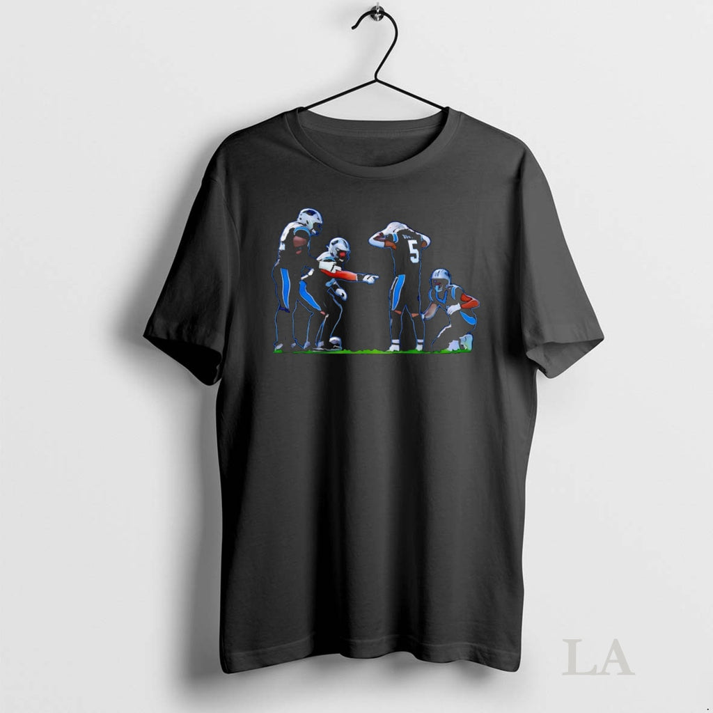 Original Rico Dowdle Touchdown Celebration Carolina Panthers Shirt Hoodie Sweatshirt | PurePodTees.com