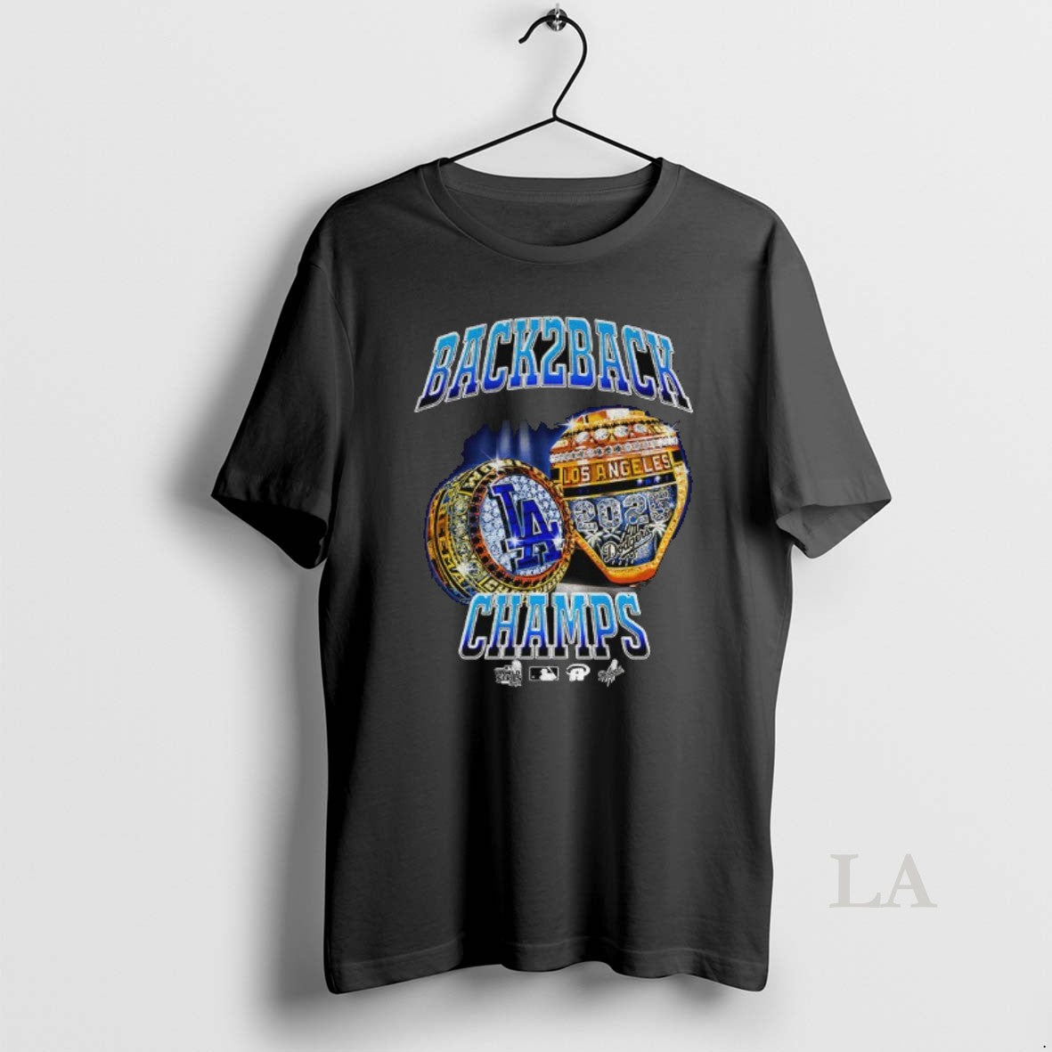 Original Ring Back 2 Back Los Angeles Dodgers World Series Champs Mlb 2025 Shirt Hoodie Sweatshirt | PurePodTees.com