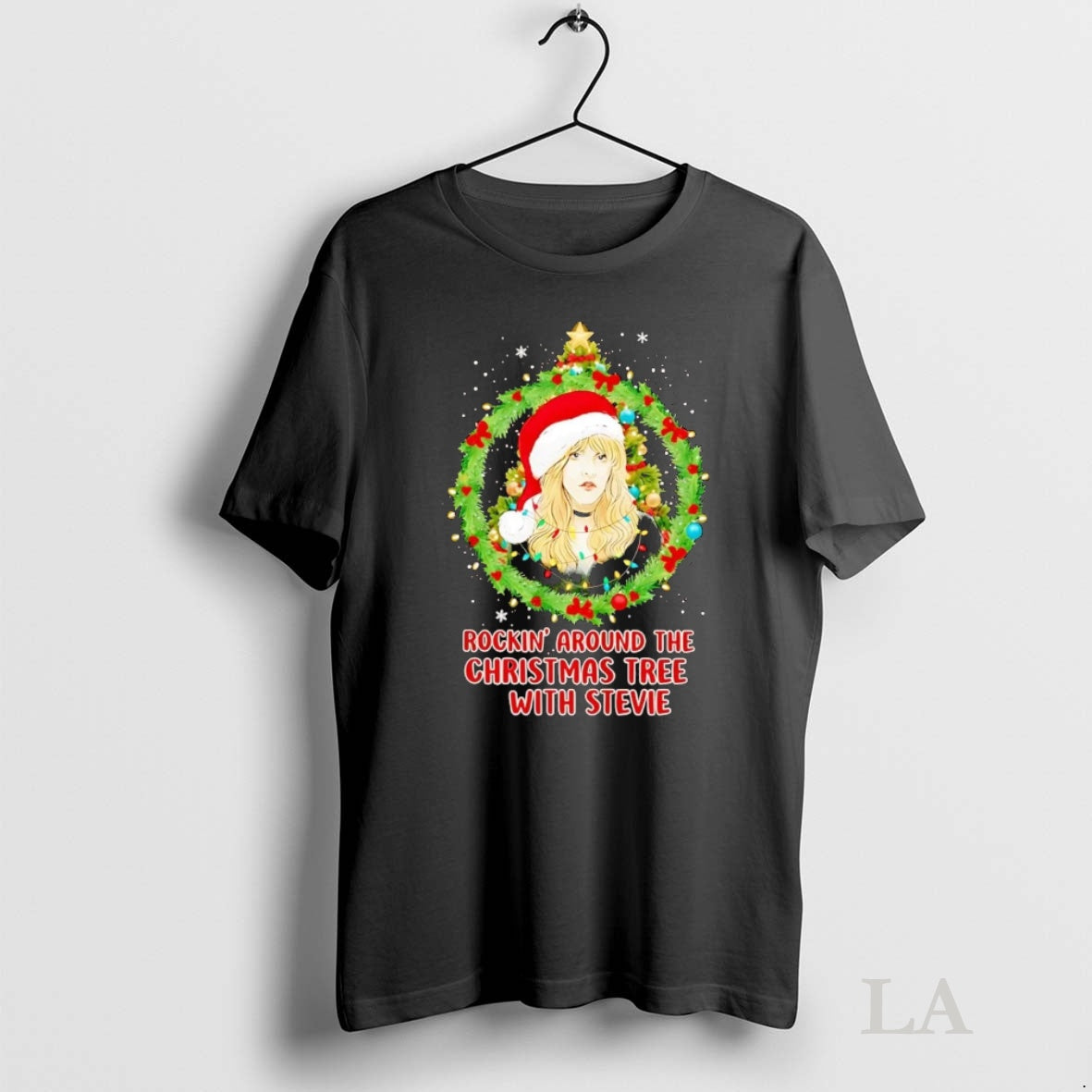Original Rockin Around The Christmas Tree With Stevie Nicks Shirt Hoodie Sweatshirt | PurePodTees.com