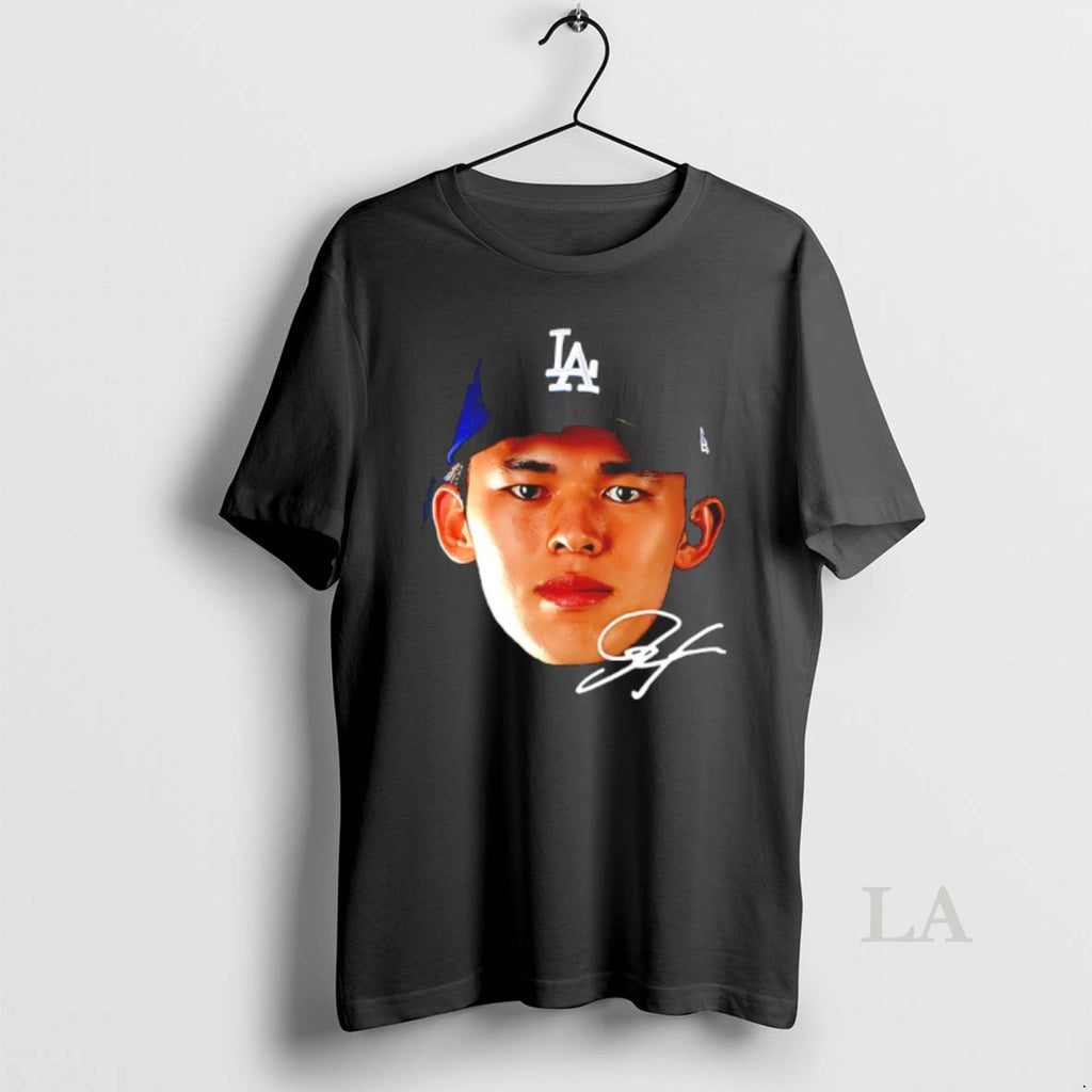 Original Roki Los Angeles Dodgers 2025 World Series Champions Big Face Shirt Hoodie Sweatshirt | PurePodTees.com