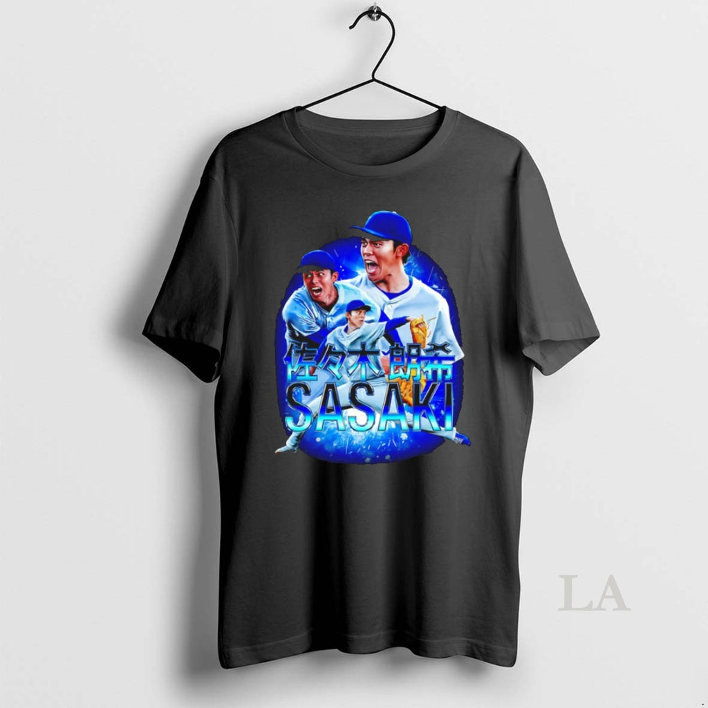 Original Roki Sasaki Los Angeles Dodgers Starting Pitcher Graphic