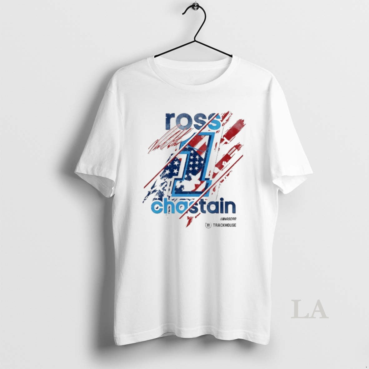 Original Ross Chastain Trackhouse Racing Team 2026 Driver Flag Signature Shirt Hoodie Sweatshirt | PurePodTees.com