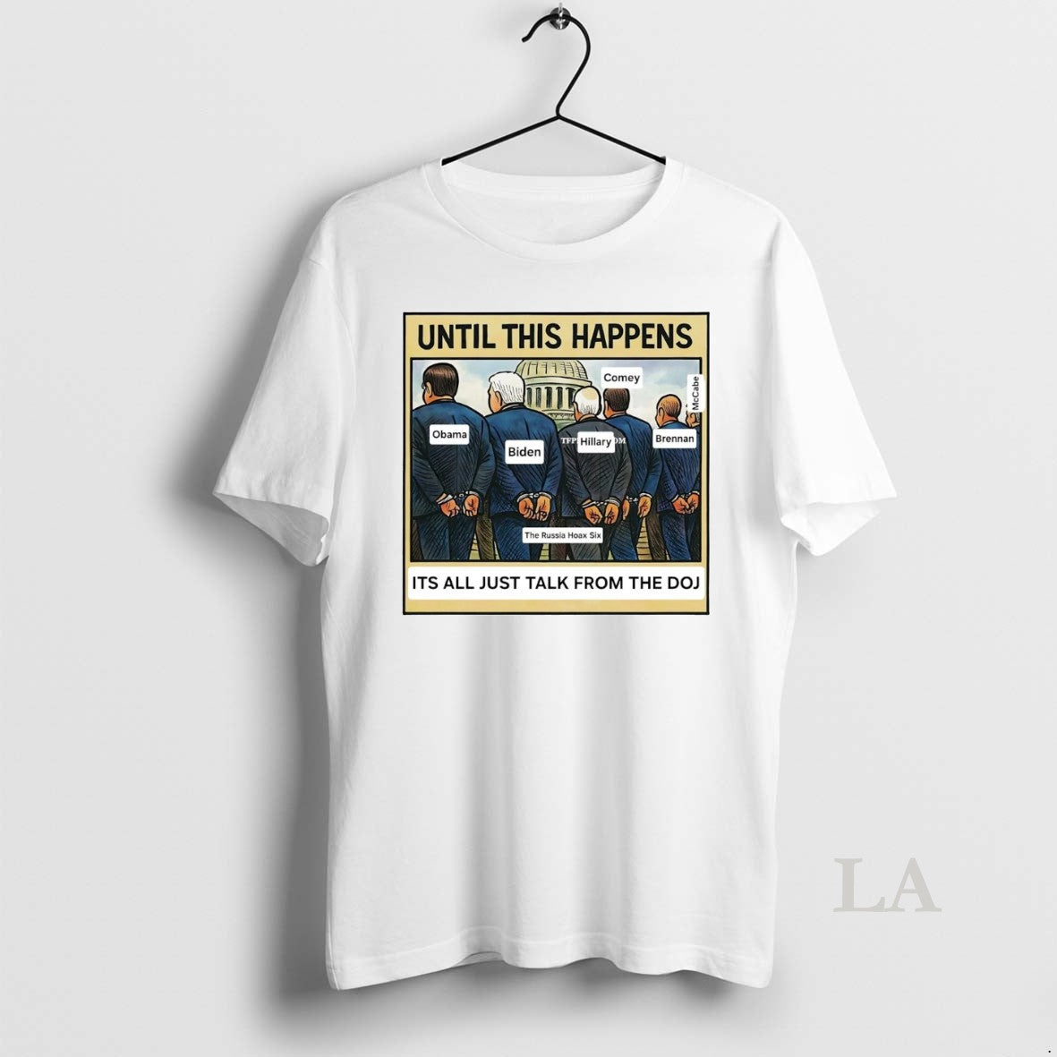 Original Russia Hoax Six Until This Happens Its All Just Talk From The Doj Shirt Hoodie Sweatshirt | PurePodTees.com