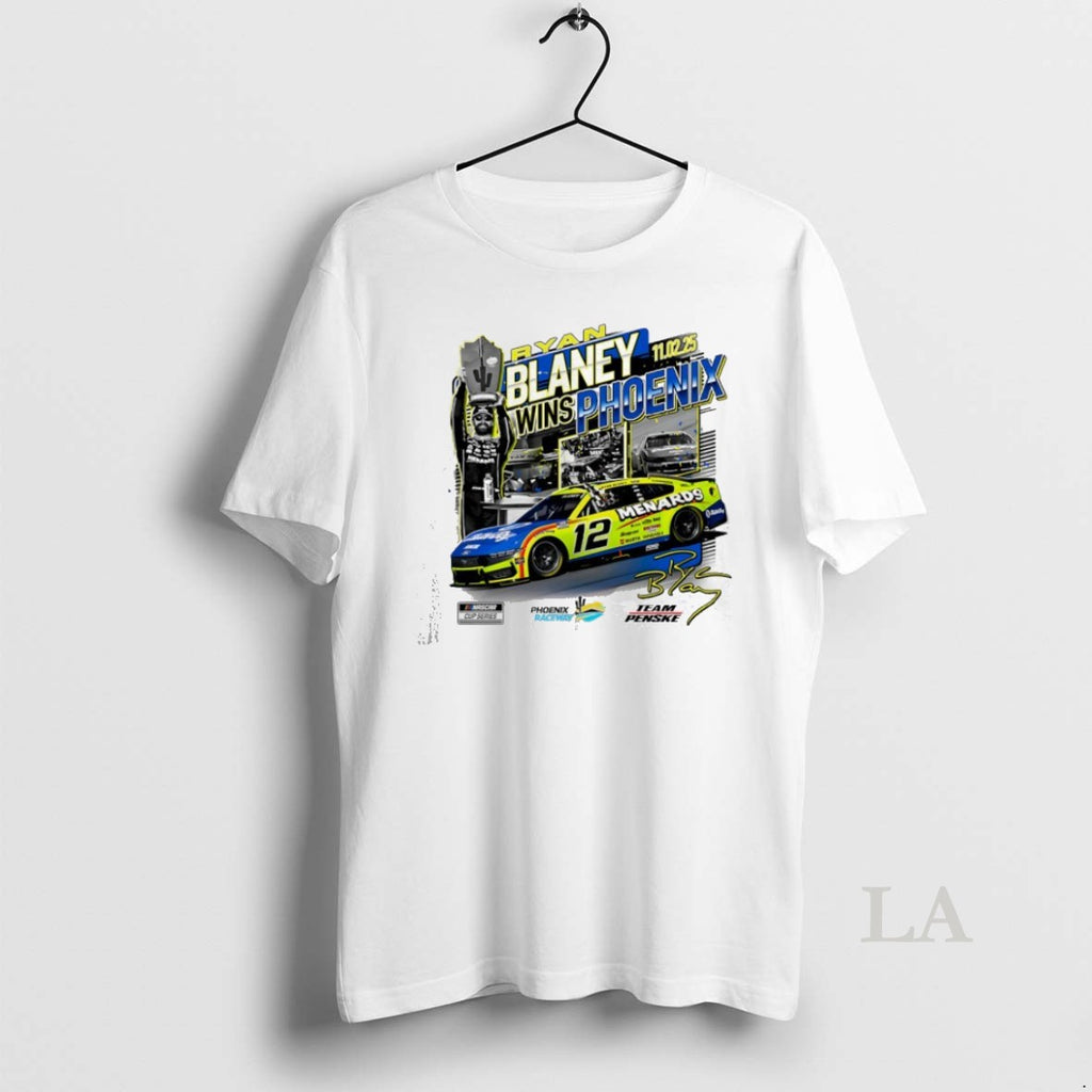 Original Ryan Blaney 2025 Nascar Cup Series Championship Race Winner Shirt Hoodie Sweatshirt | PurePodTees.com