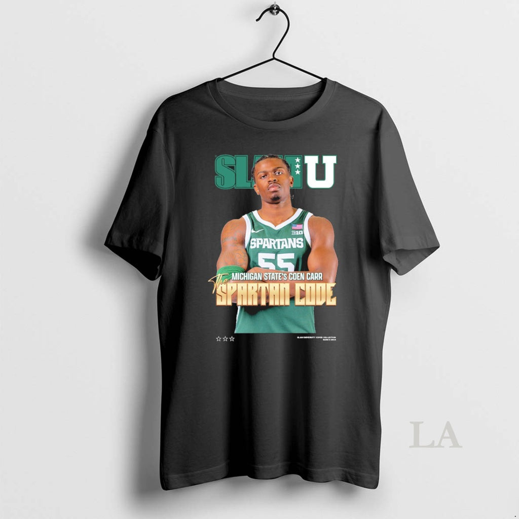 Original Slam Cover Michigan States Coen Carr The Spartan Code