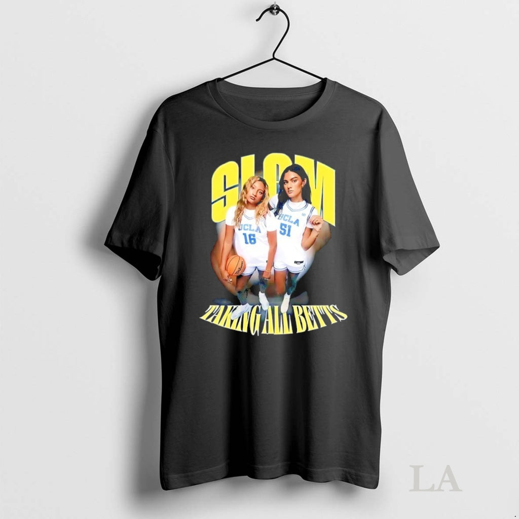 Original Slam Ucla Sisters Sienna And Lauren Betts Taking All Betts Shirt Hoodie Sweatshirt | PurePodTees.com