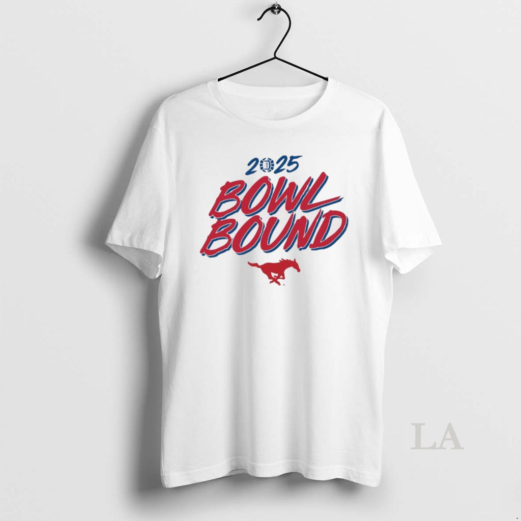 Original Smu Mustangs Football Ncaa 2025 Bowl Bound Shirt Hoodie Sweatshirt | PurePodTees.com
