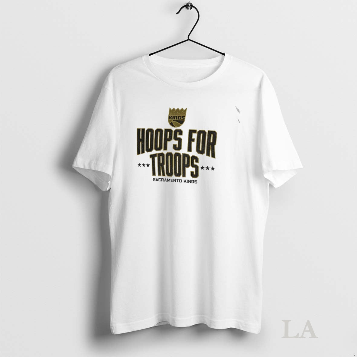 Original Sacramento Kings Basketball Nba Hoops For Troops Logo Shirt Hoodie Sweatshirt | PurePodTees.com