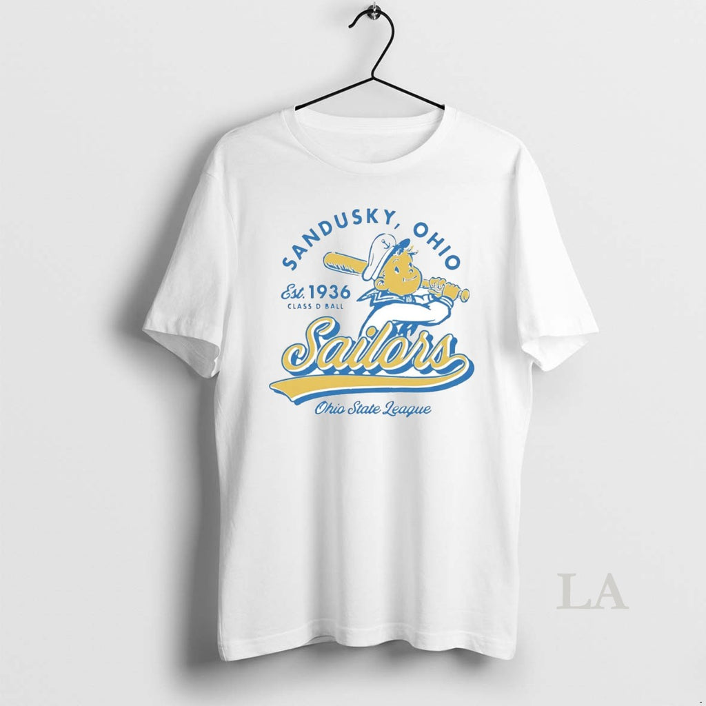 Original Sandusky Sailors Est 1936 Ohio State League Shirt Hoodie Sweatshirt | PurePodTees.com