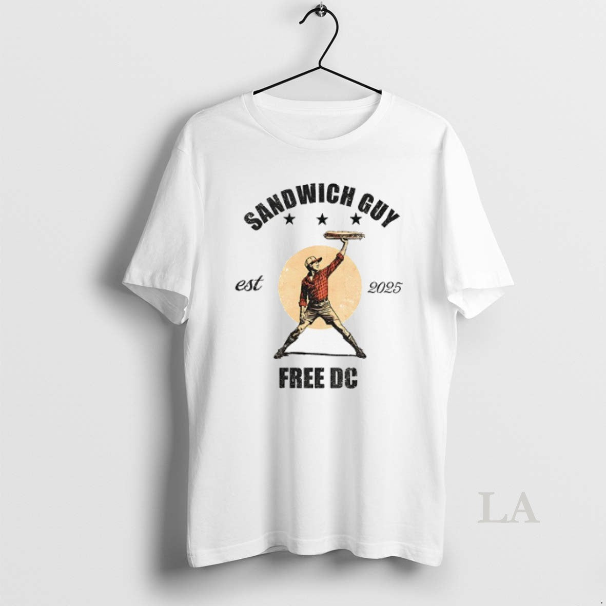 Original Sandwich Guy Washington Dc Resistance Est 2025 Shirt Hoodie Sweatshirt | PurePodTees.com