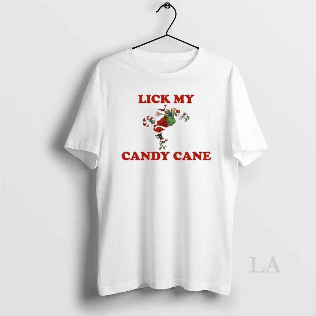 Original Santa Claus Christmas Lick My Candy Cane Shirt Hoodie Sweatshirt | PurePodTees.com