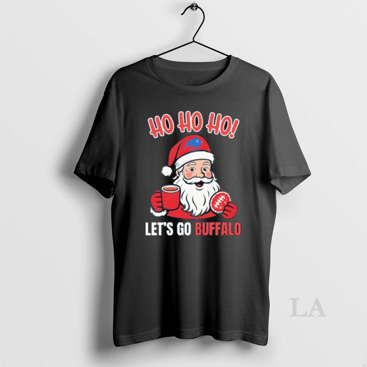 Original Santa Claus Ho Ho Ho Lets Go Bufalo Bills Football Christmas Shirt Hoodie Sweatshirt | PurePodTees.com