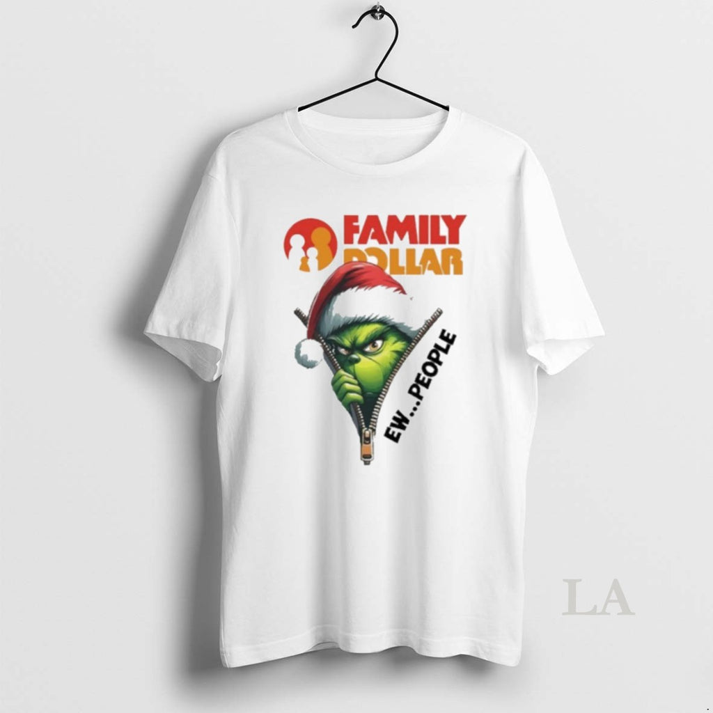 Original Santa Grinch Family Dollar Logo Ew Shirt Hoodie Sweatshirt | PurePodTees.com