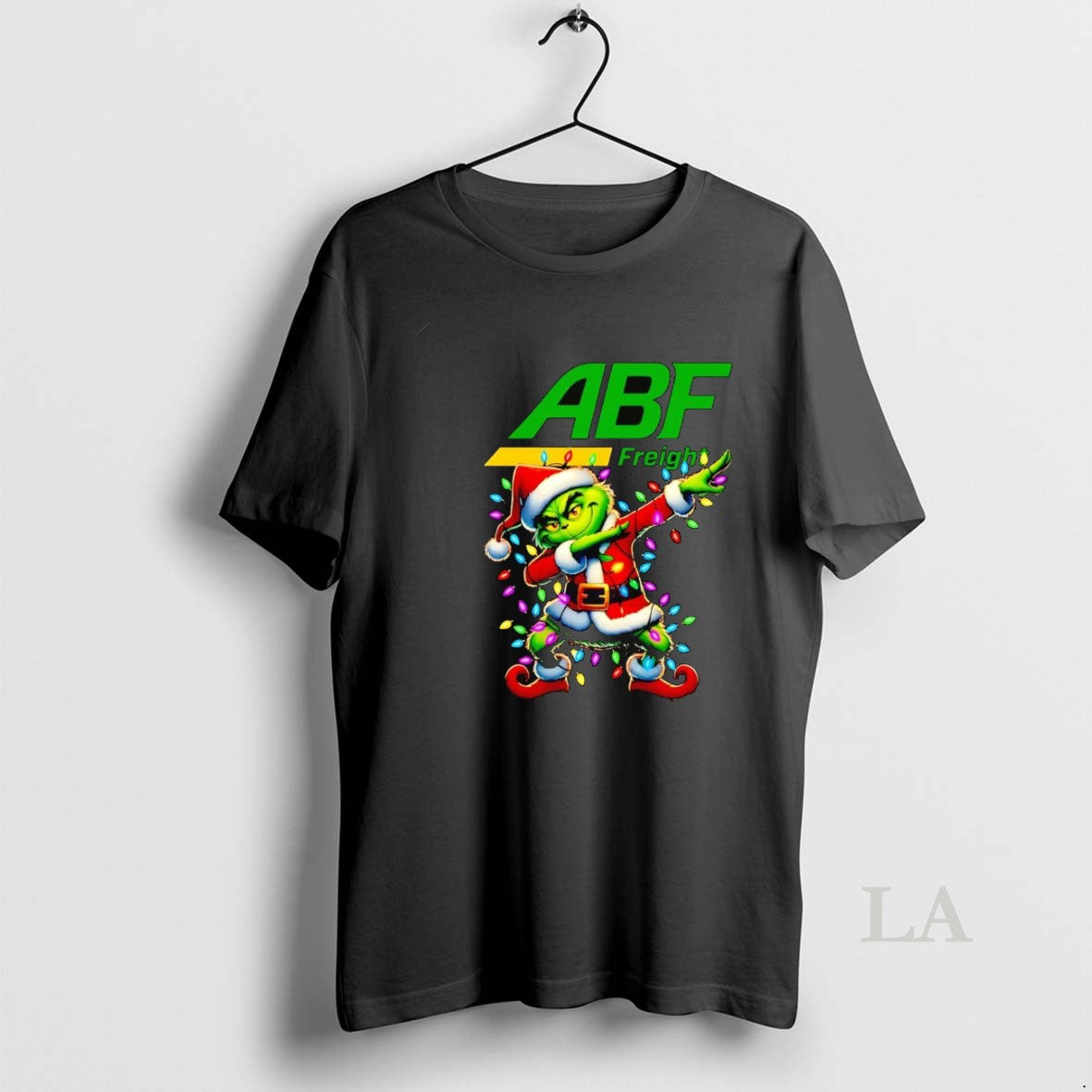 Original Santa Grinch Dabbing Abf Christmas Light Shirt Hoodie Sweatshirt | PurePodTees.com