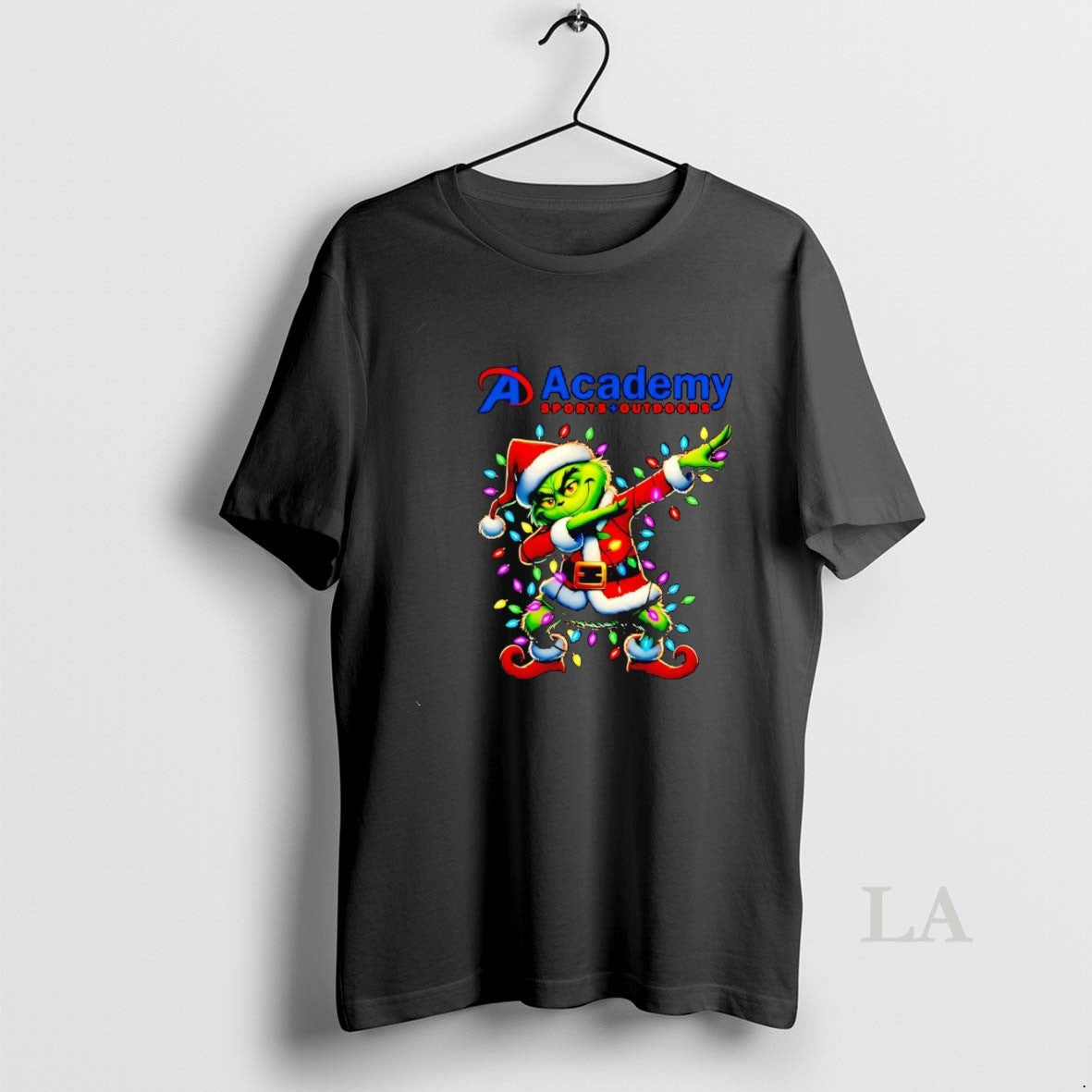 Original Santa Grinch Dabbing Academy Christmas Light Shirt Hoodie Sweatshirt | PurePodTees.com