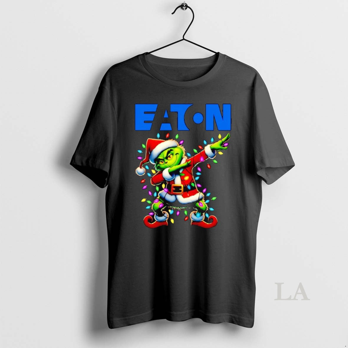 Original Santa Grinch Dabbing Eaton Christmas Light Shirt Hoodie Sweatshirt | PurePodTees.com