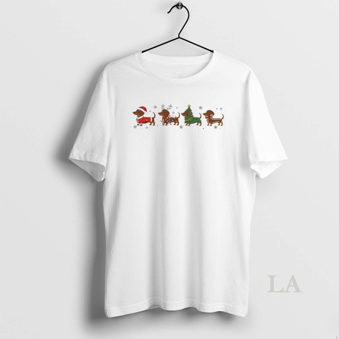 Original Santa Sausage Dogs Light Christmas Shirt Hoodie Sweatshirt | PurePodTees.com