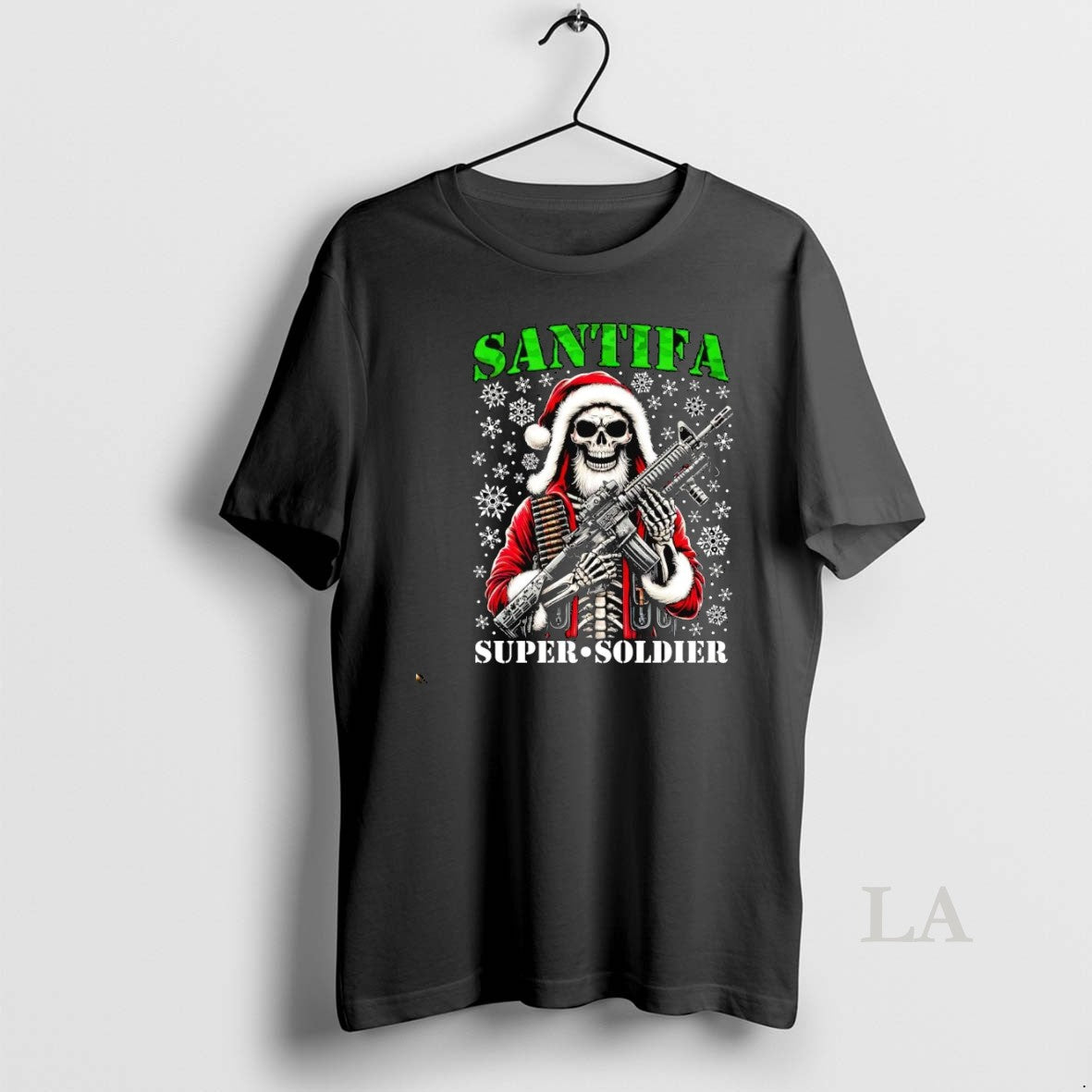 Original Santa Skull Santifa Super Soldier Christmas Shirt Hoodie Sweatshirt | PurePodTees.com