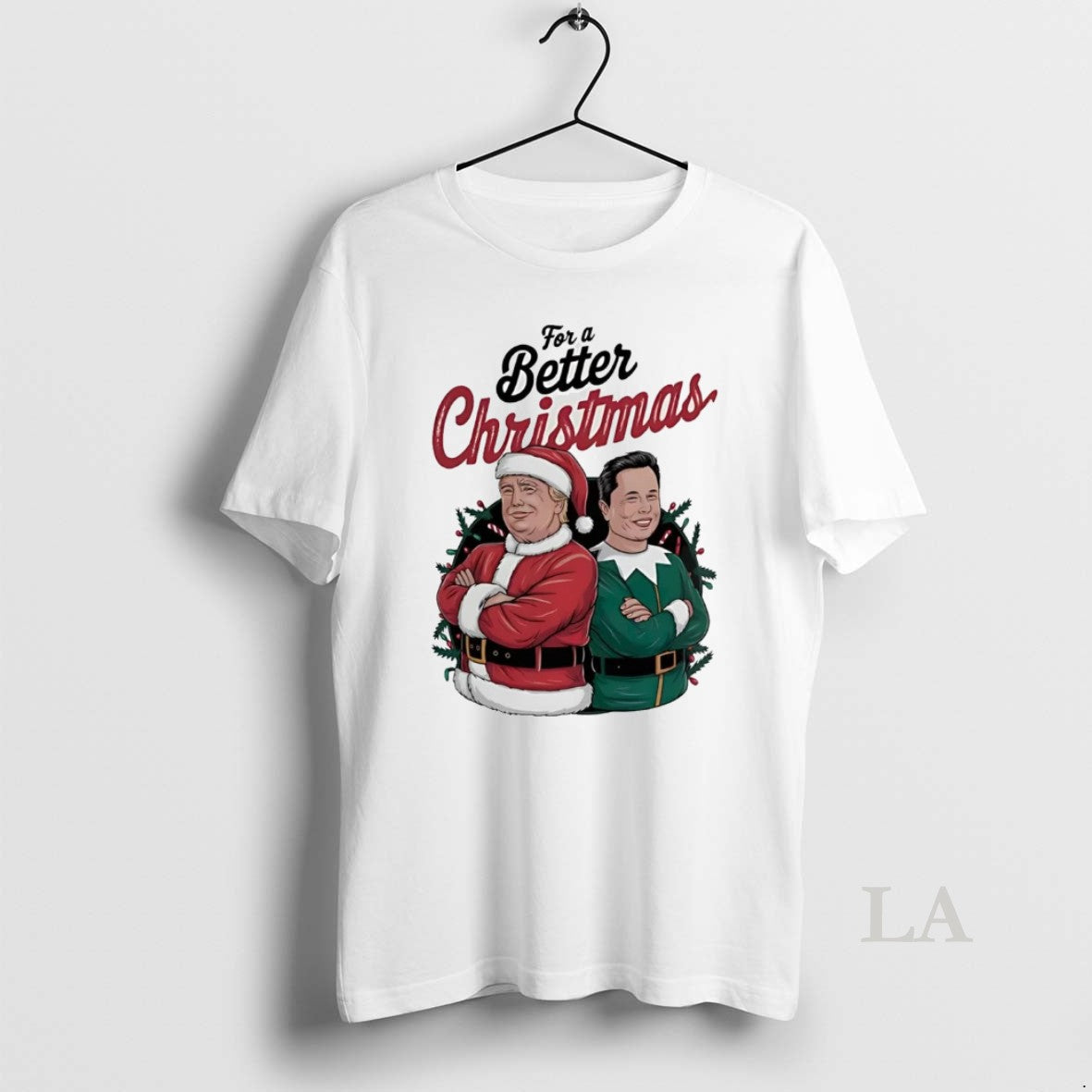 Original Santa Trump Elon Elf For A Better Christmas Shirt Hoodie Sweatshirt | PurePodTees.com
