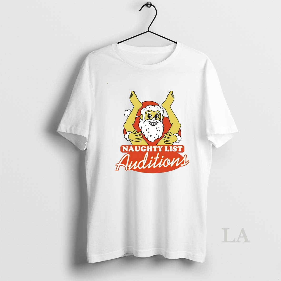 Original Santa Naughty List Auditions Legs Christmas Shirt Hoodie Sweatshirt | PurePodTees.com