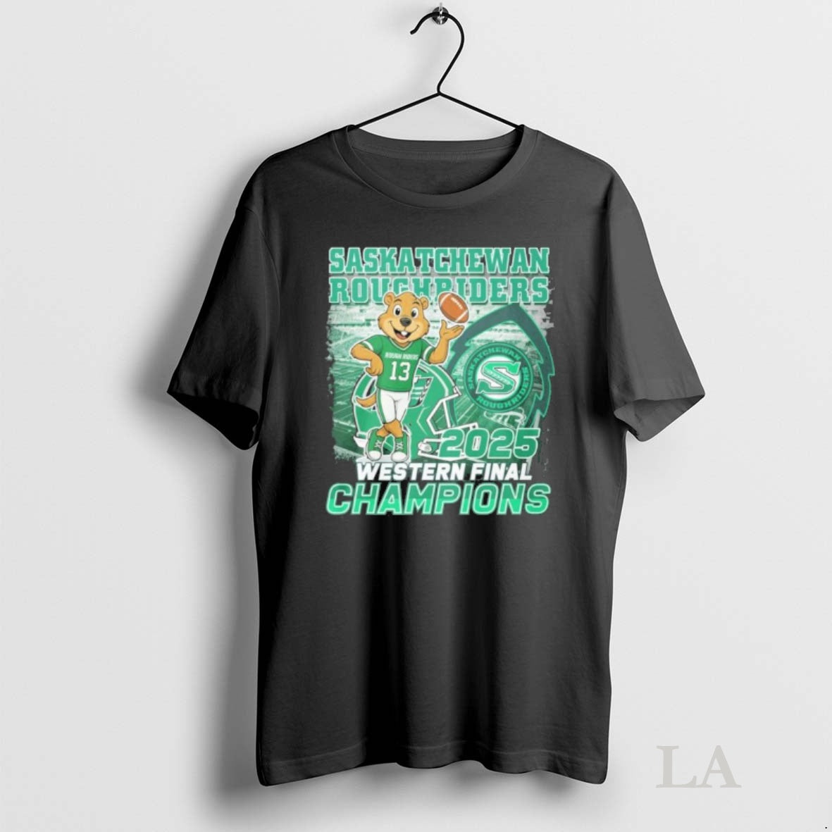 Original Saskatchewan Roughriders Mascot 2025 Western Final Champions Shirt Hoodie Sweatshirt | PurePodTees.com