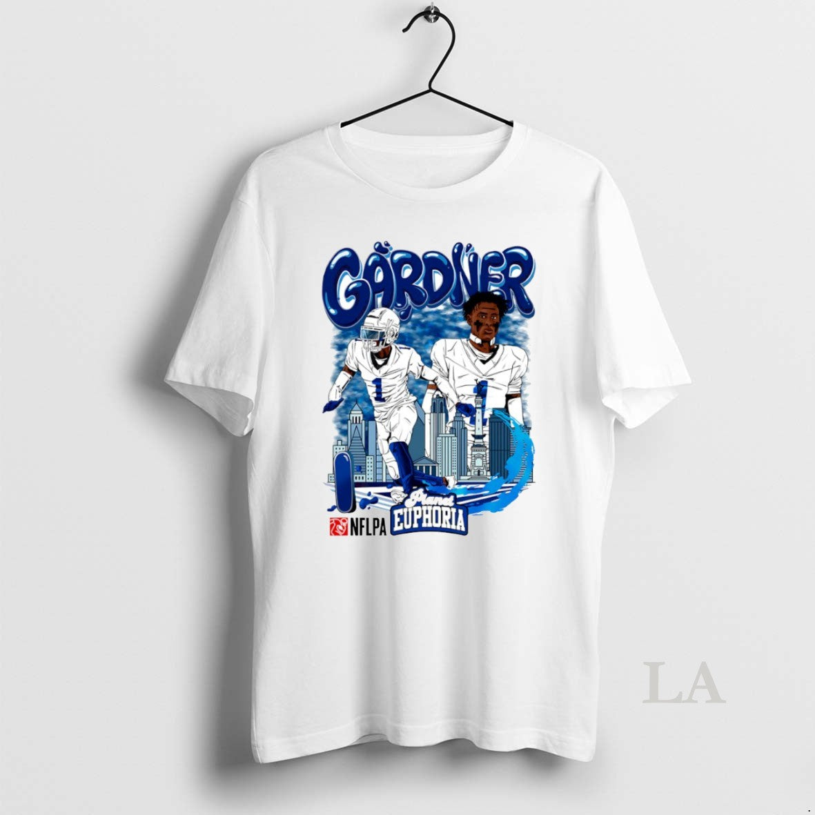 Original Sauce Gardner 1 Indianapolis Colts Football Skyline Comic Circle Shirt Hoodie Sweatshirt | PurePodTees.com